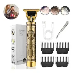 GIOIO - Cortapelo T9 Cortapelo Eléctrica Inalámbrica Recargable Dorado