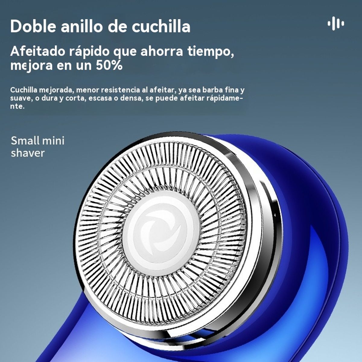 GIOIO - Afeitadora con Pantalla Digital y Red de Doble Anillo