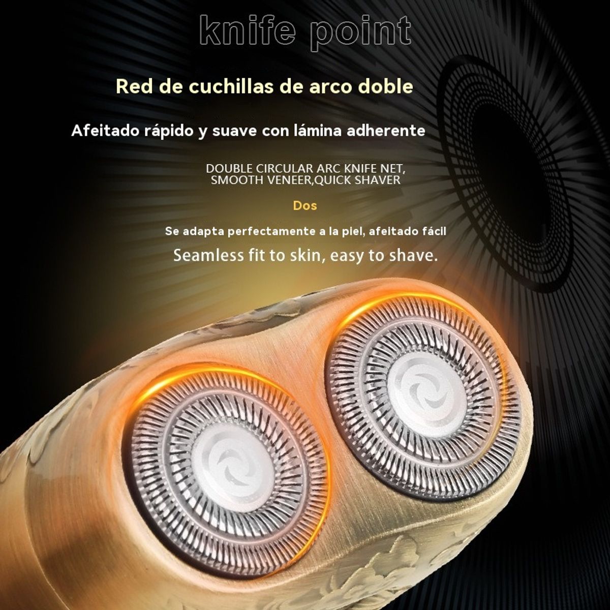 GIOIO - Miniafeitadora Eléctrica de Viaje Recargable USB para Casa