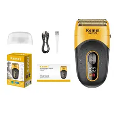 GIOIO - Afeitadora 3 Hojas Inteligente con LED Recargable USB