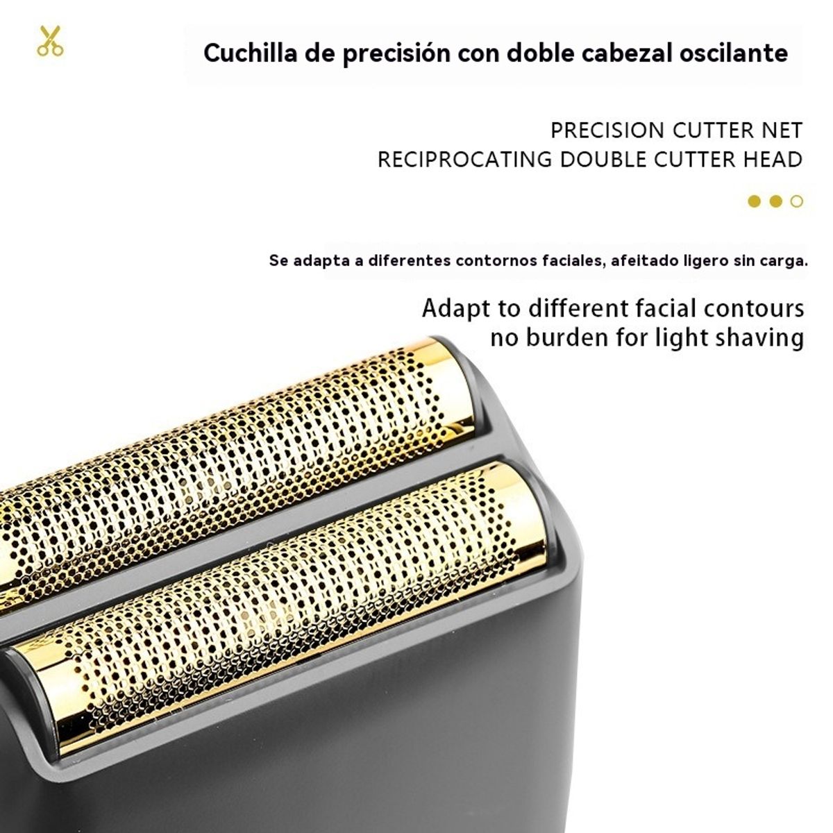 GIOIO - Afeitadora Recíproca Recargable con Pantalla para Hombre