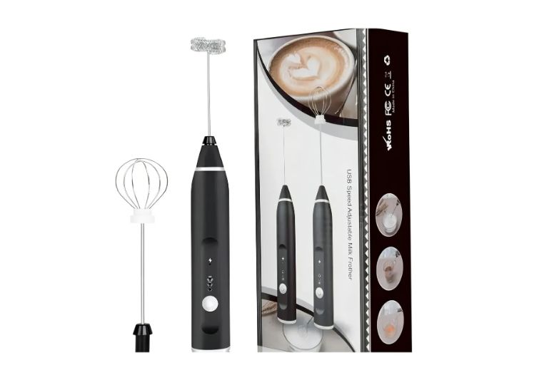 Mini Batidor Portátil Espumador De Café Y Leche Recargable C