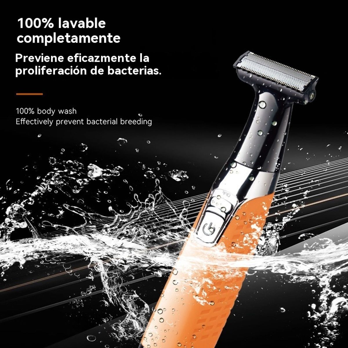 GIOIO - Recortador Corporal para Hombre Impermeable Recargable USB