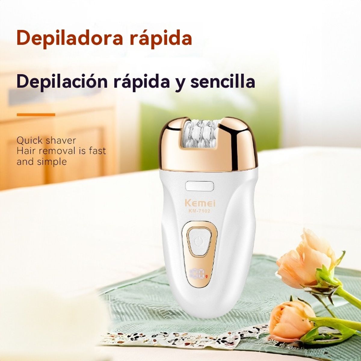 GIOIO - Depiladora Eléctrica para Mujer Zonas Sensibles y Cuerpo