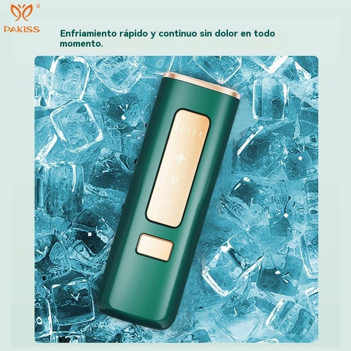 GIOIO - Depilador Láser con Zafiro y Enfriamiento Indoloro Profesional