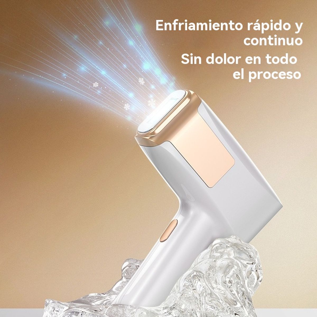 GIOIO - Depilador de IPL con Zafiro Enfriamiento para Casa Mujer