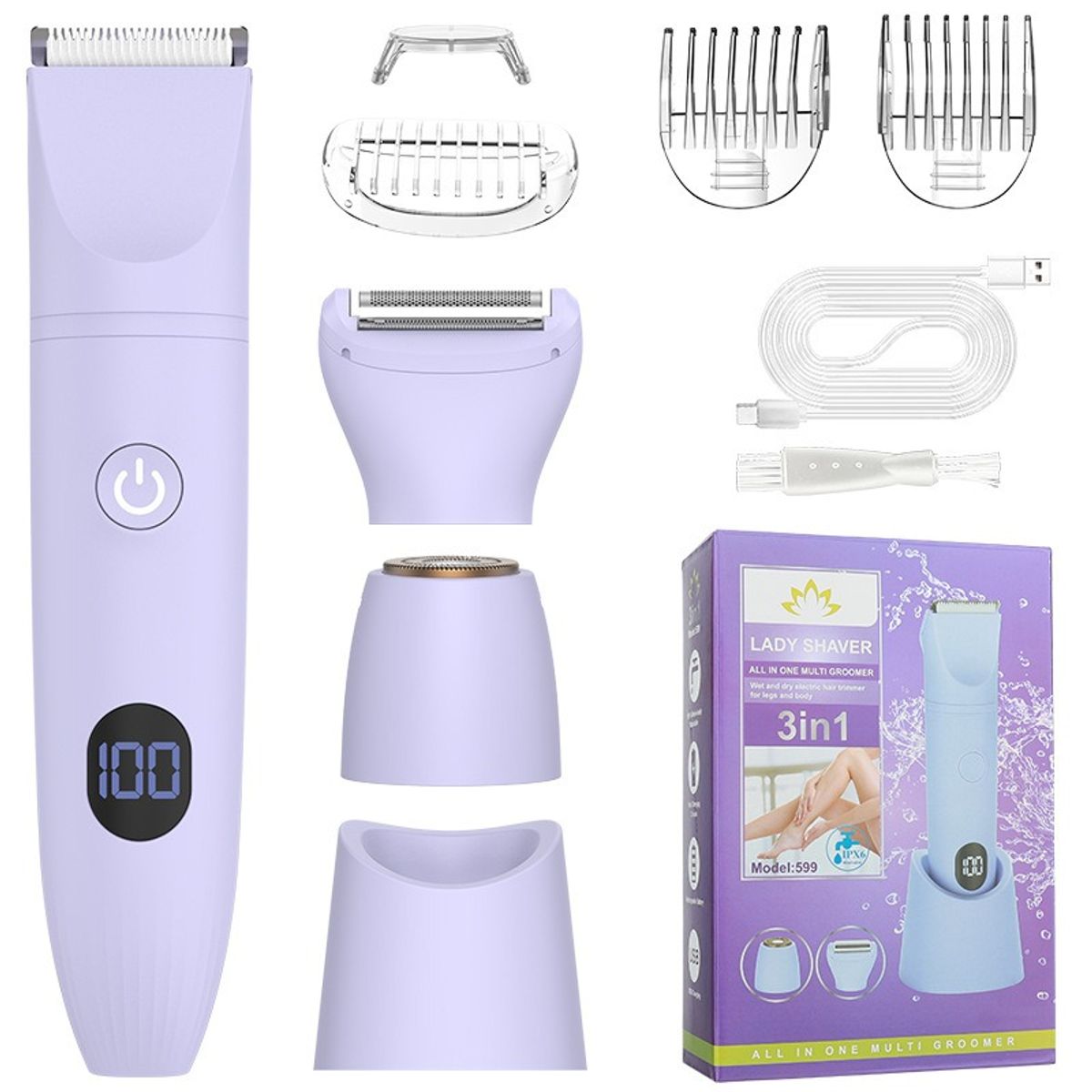 GIOIO - Recortador Íntimo para Zonas Sensibles Hombre y Mujer