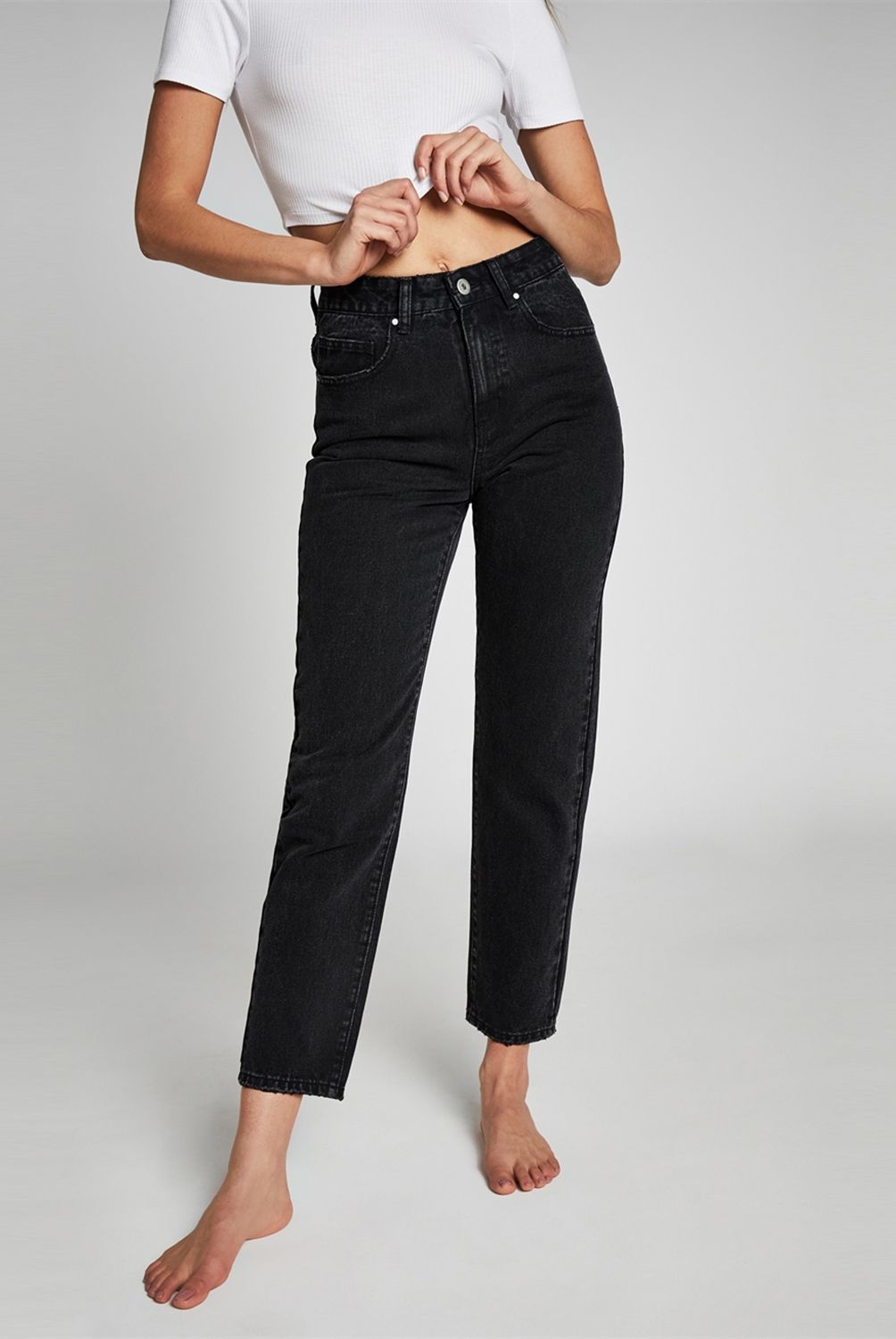 COTTON ON - Jeans Mom Tiro Alto Mujer Cotton On