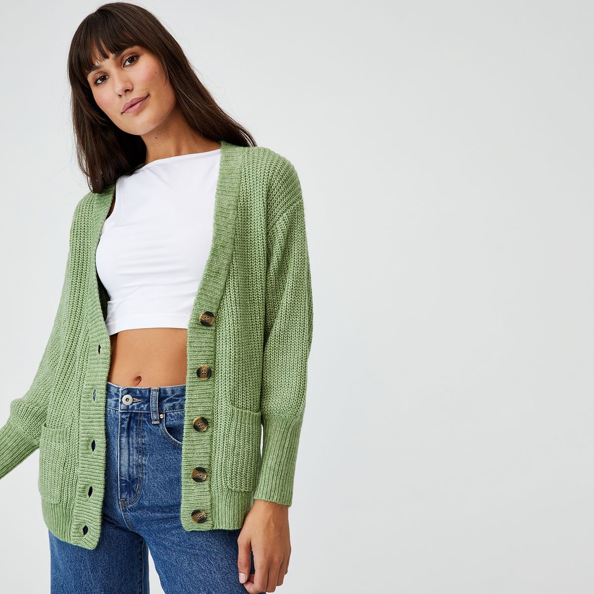 COTTON ON - Chaleco Largo Mujer