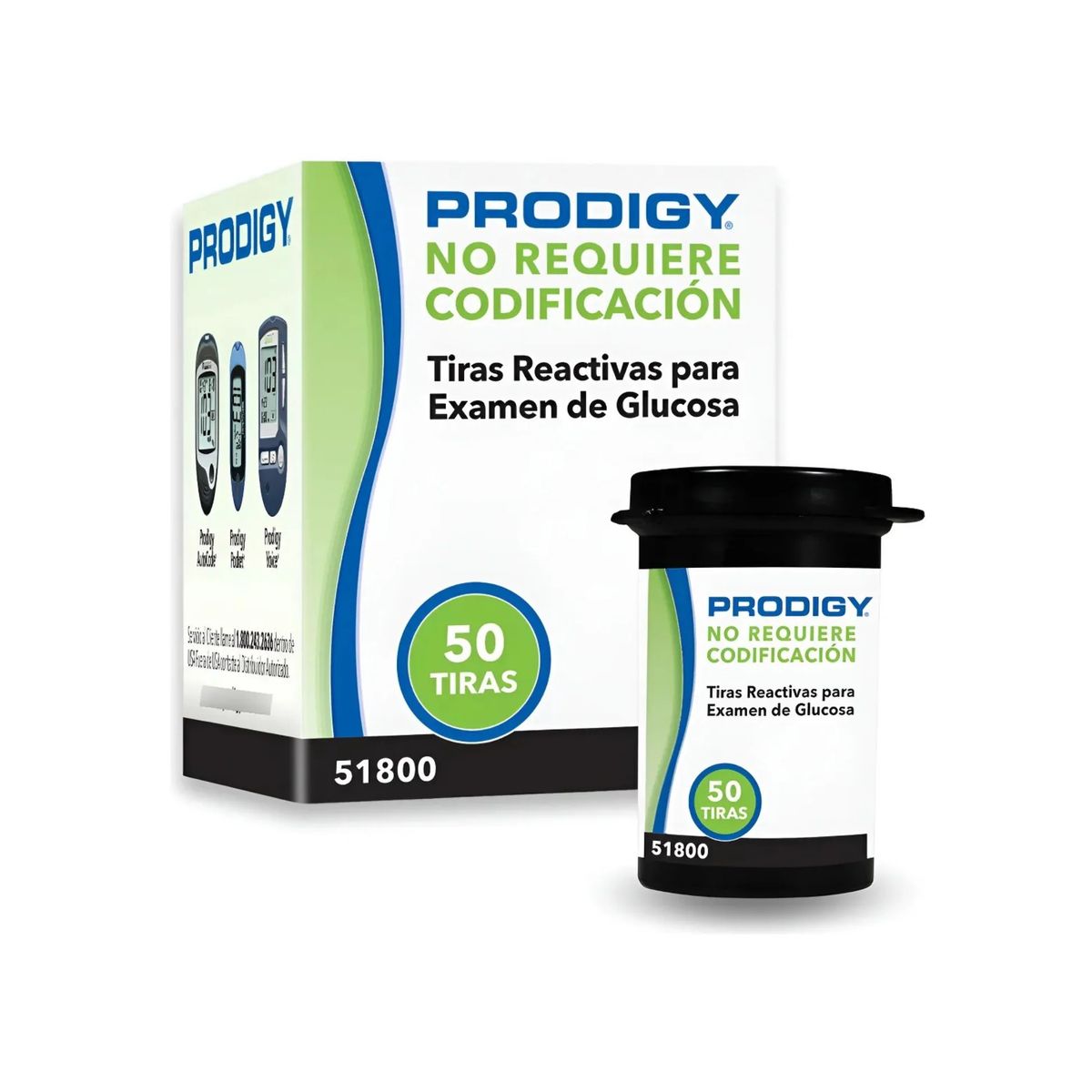 PRODIGY - 50 Tiras Reactivas Prodigy