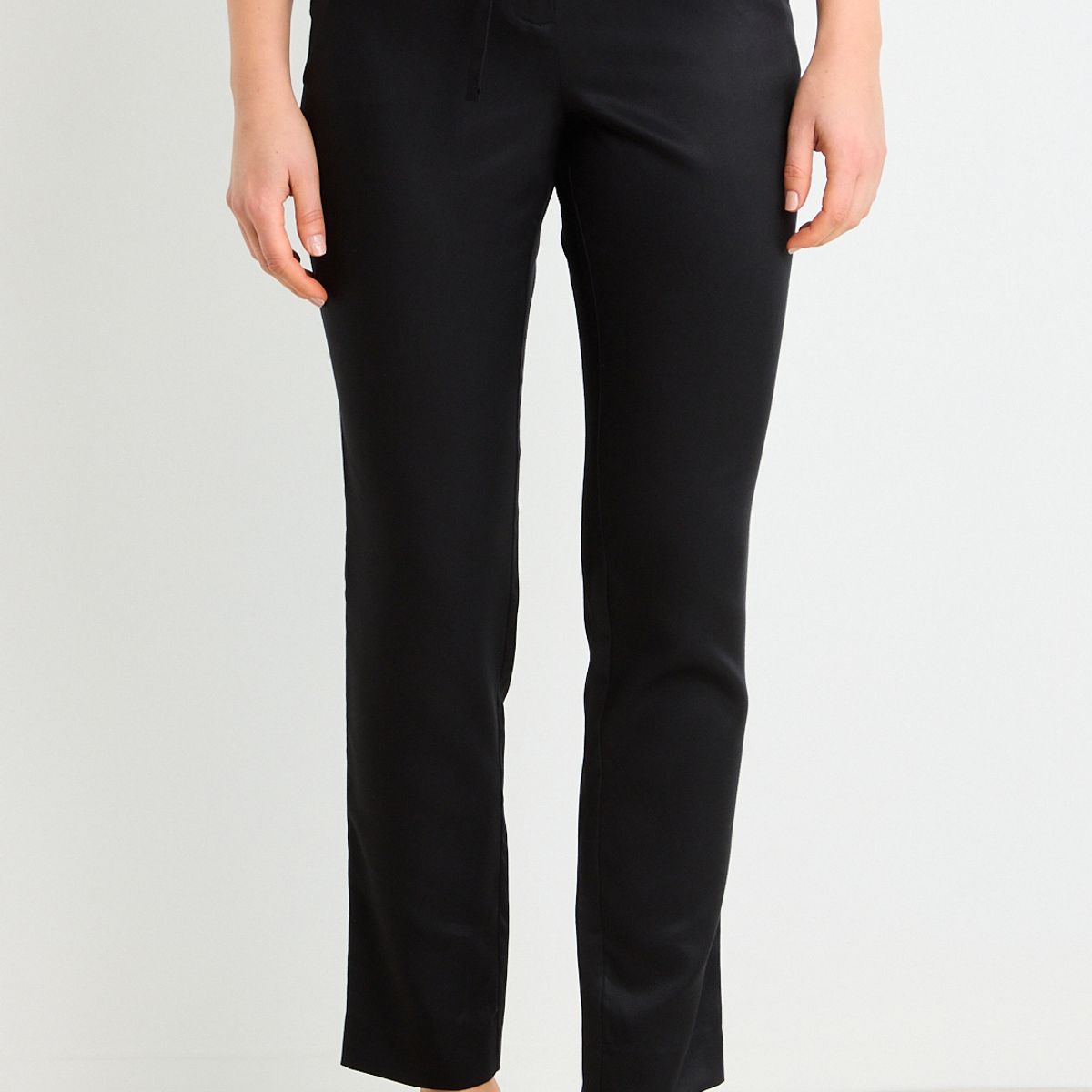 ASH - Pantalon Liso Mujer Negro Ash