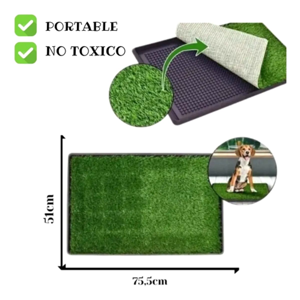 MOVI - Baño para mascotas XXL Pet Potty