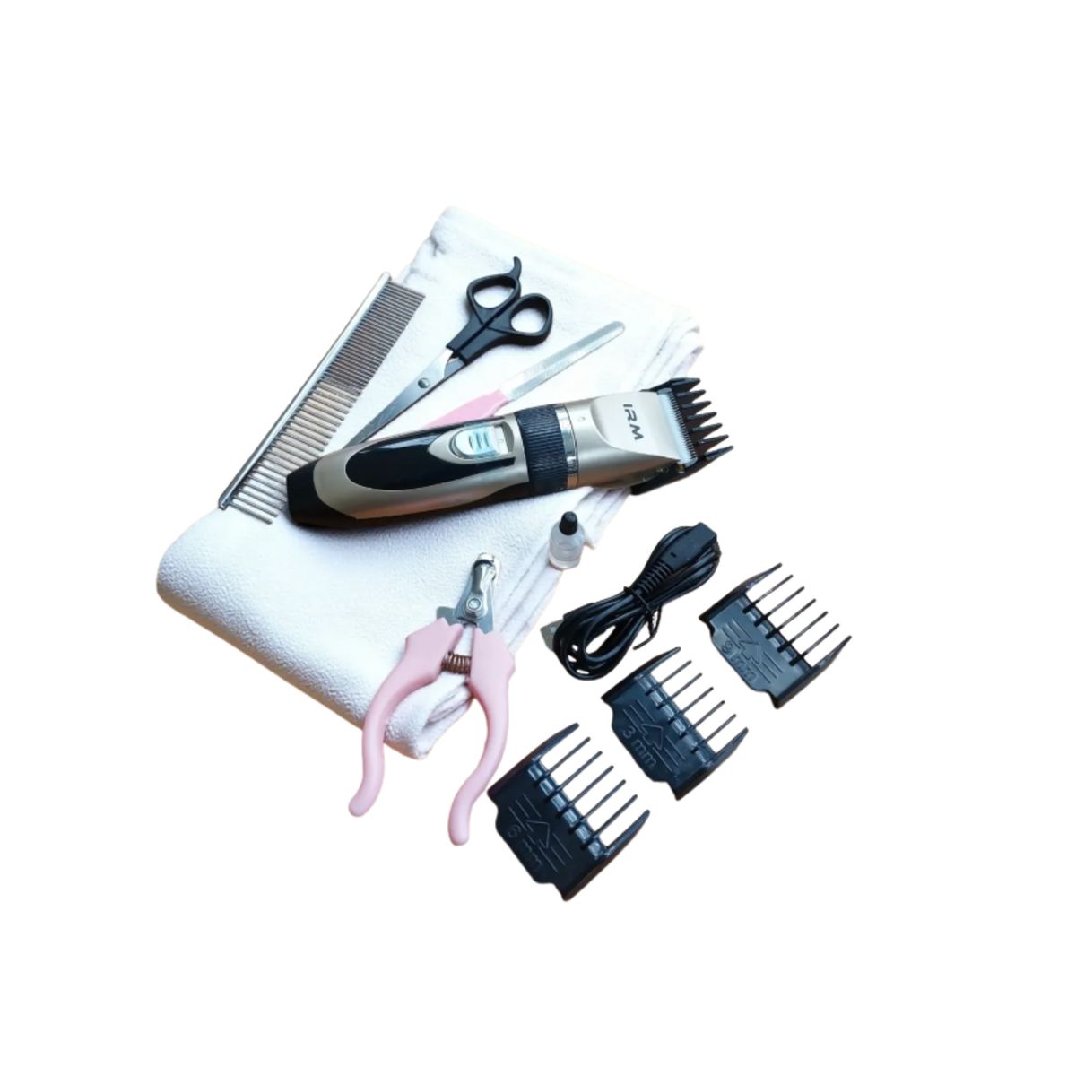 GENERICO - Maquina De Cortar Pelo Para Perros Mascotas Inalámbrica  Dorado Oscuro