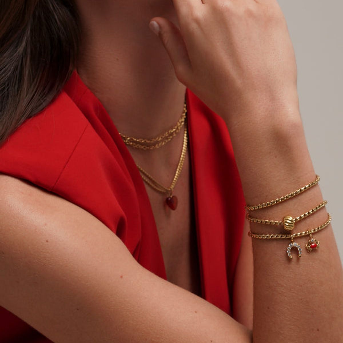 ONE DESIGNED IN LISBON - Charm Story Energy Wave Gold