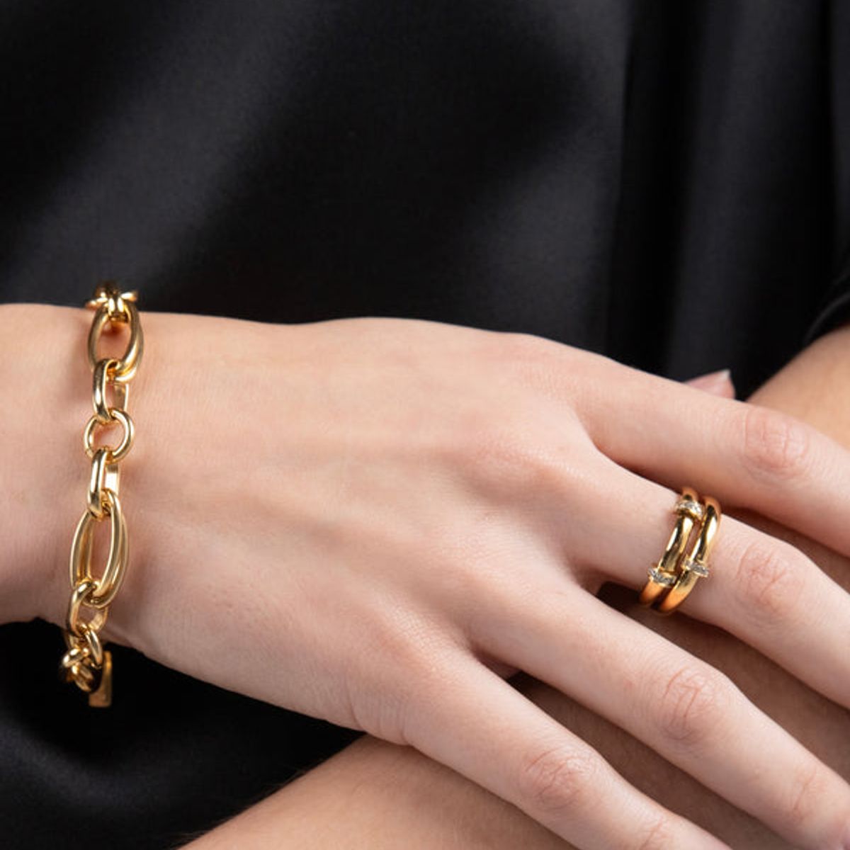 ONE DESIGNED IN LISBON - Anillo Luminous Crystal