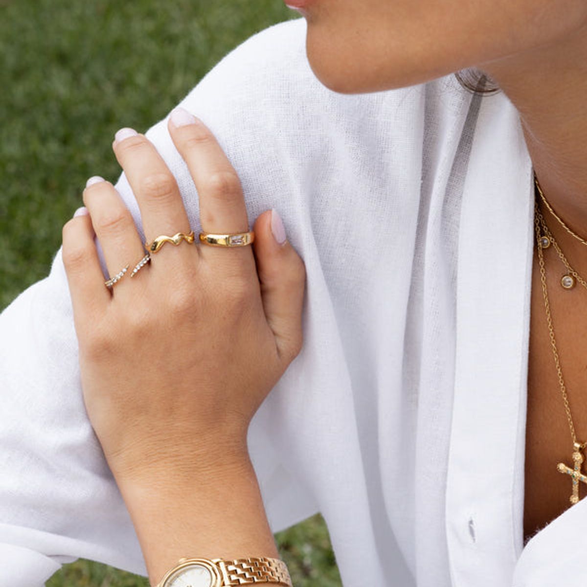 ONE DESIGNED IN LISBON - Anillo Bold 10 Gold