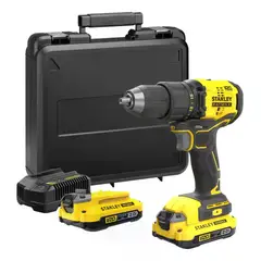 STANLEY - TALADRO ATOR.STANLEY FATMAX 13MM+2B 2A+C+MA SBD710D2K