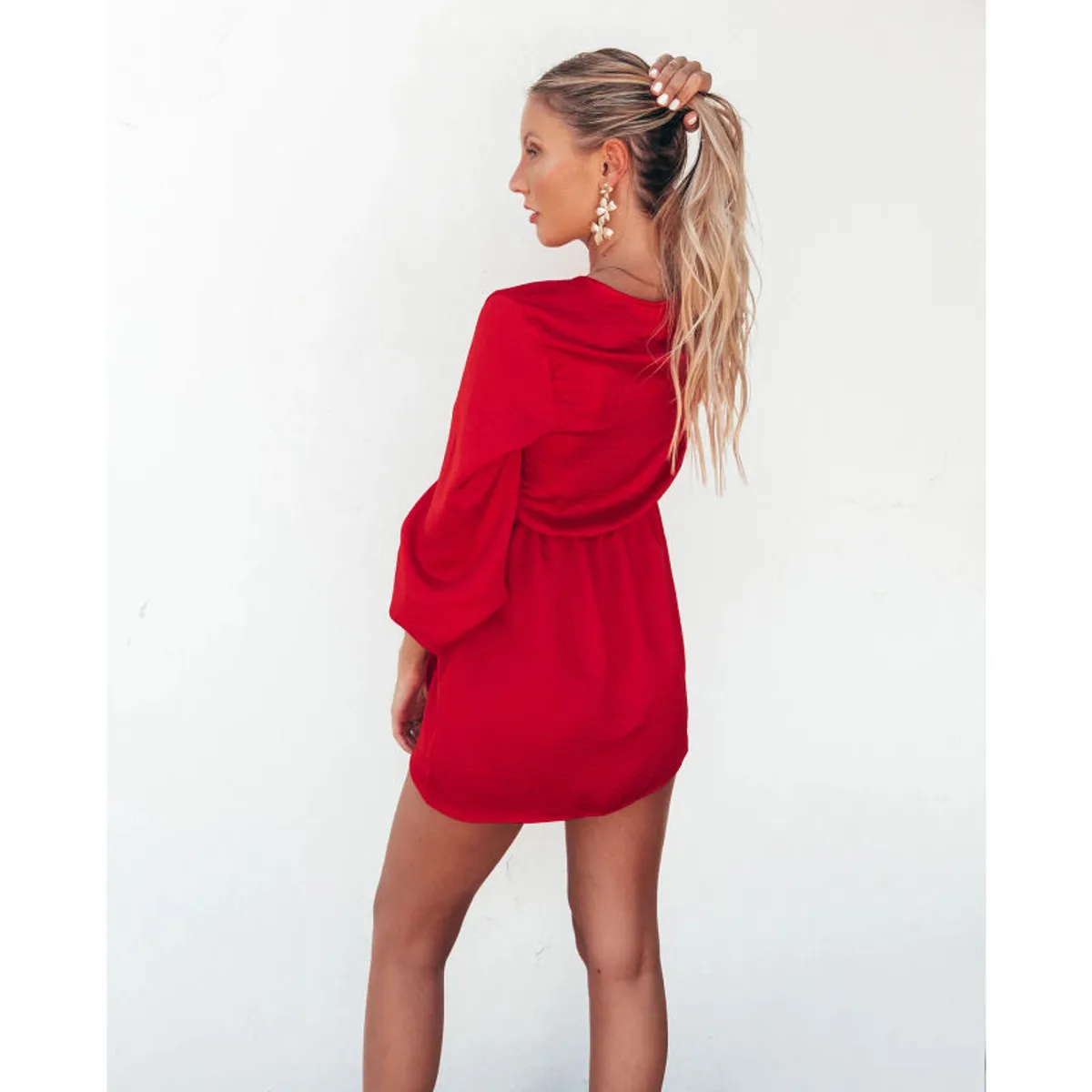 MI PLACARD - MINI VESTIDO KIKA ROJO