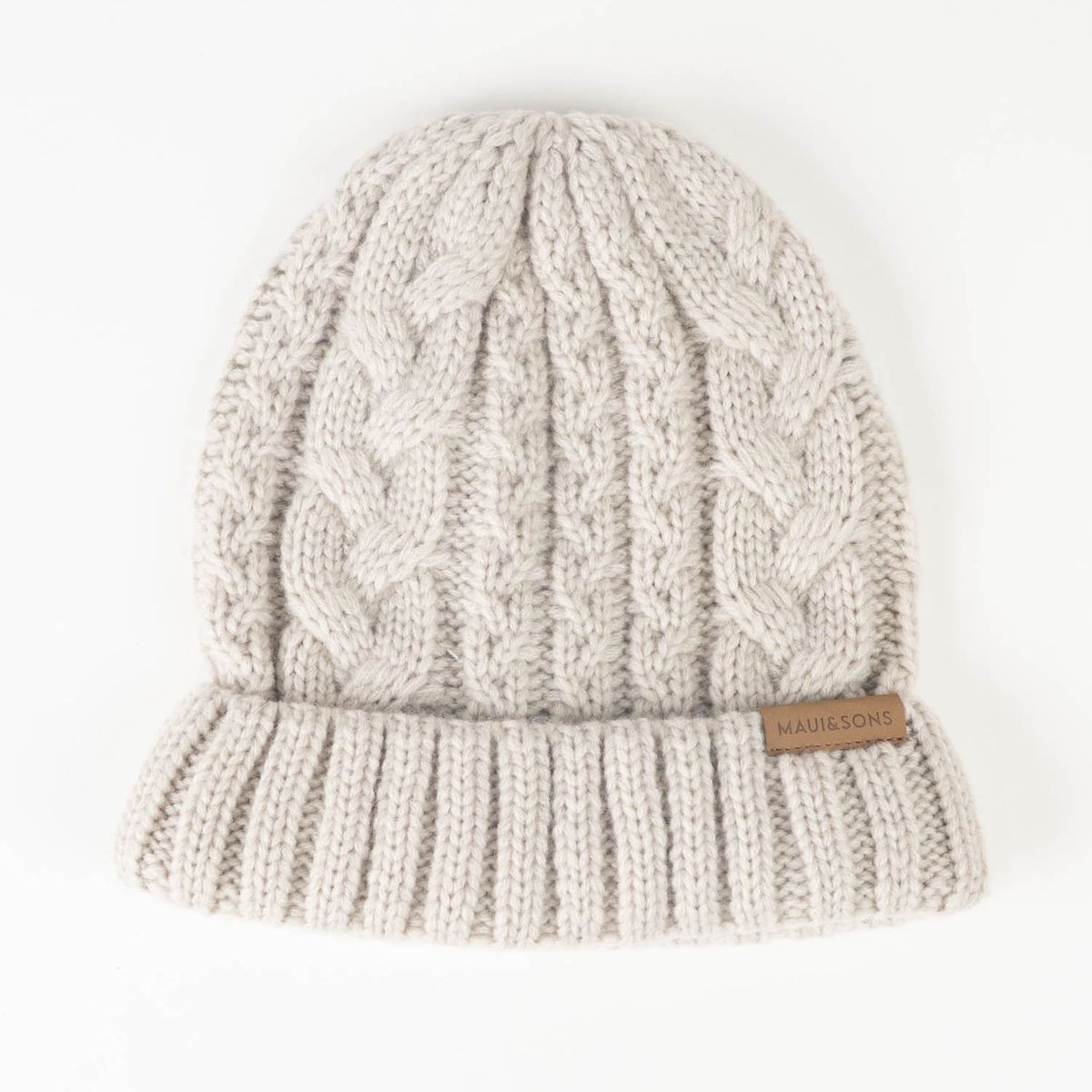 MAUI AND SONS - Gorro Flarex Beige Mujer Maui And Sons