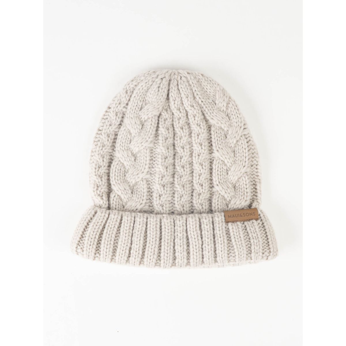 MAUI AND SONS - Gorro Flarex Beige Mujer Maui And Sons