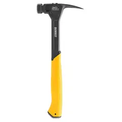 DEWALT - Martillo uña recta Carpintero Acero 20oz DWHT51004-0
