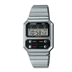 CASIO - Reloj A-100WE-1A Digital Unisex