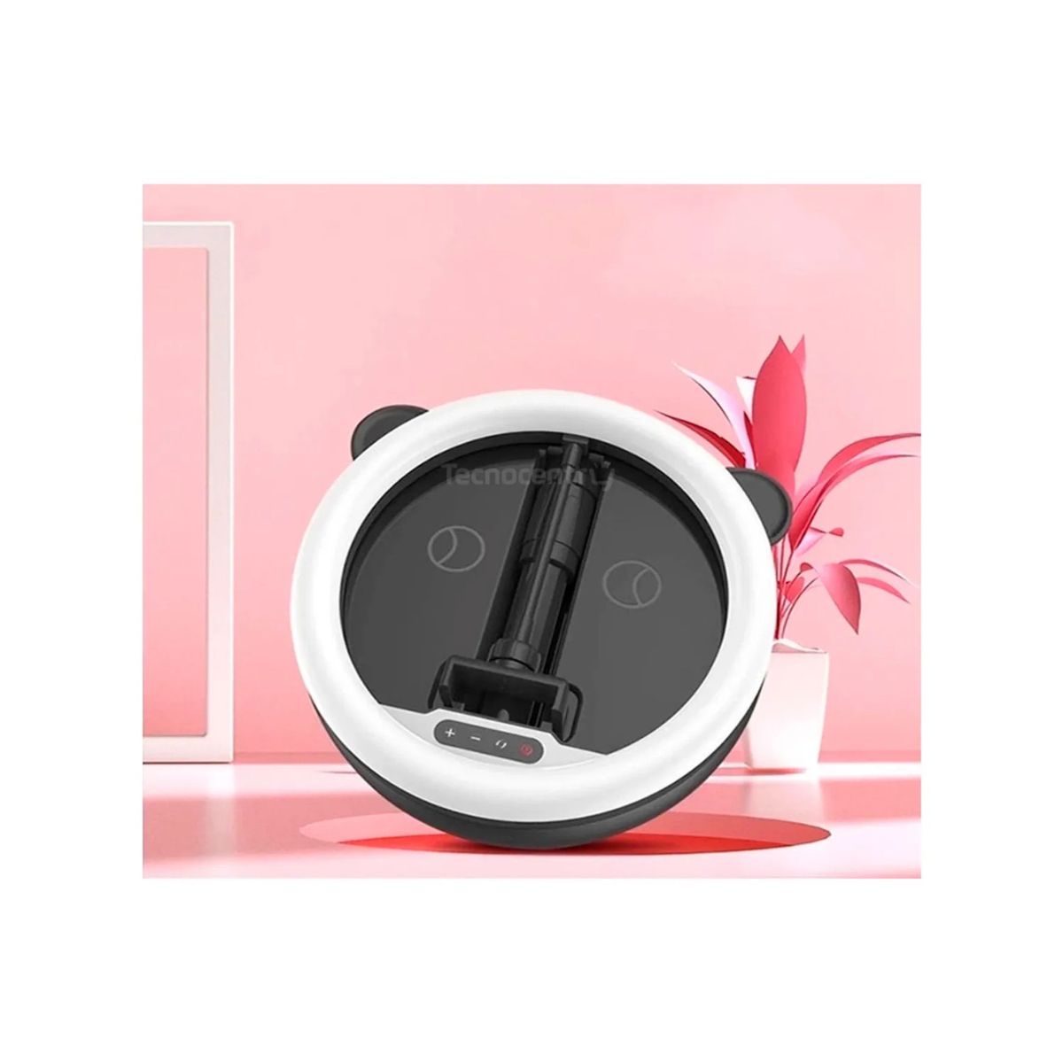Aro de Luz LED G2 Portátil Plegable con Base Redonda y Soporte para Celular - Altura Ajustable, marca MOVI - Foto Principal