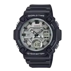 CASIO - Reloj AEQ-120W-7AV AnálogoDigital Unisex