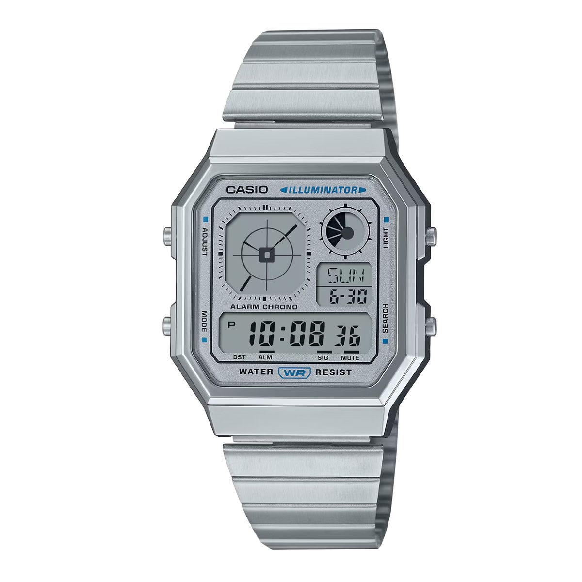 CASIO - Reloj A130WE-7A Digital Unisex