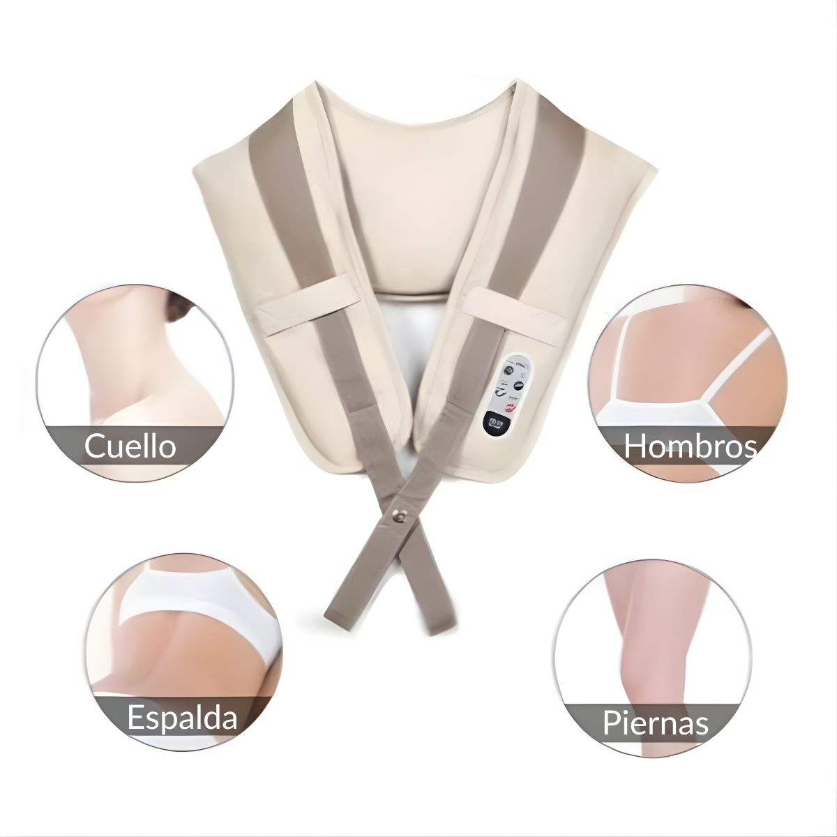 GENERICO - Masajeador Cervical Cuello Hombros Con Calor Infrarrojo