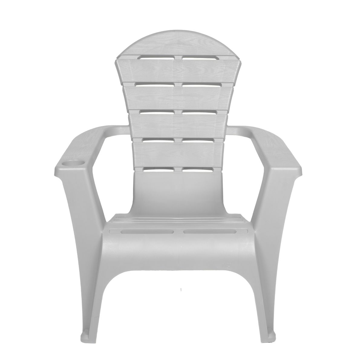 QRUBBER - Silla reposera terraza de resina gris MQ QRubber