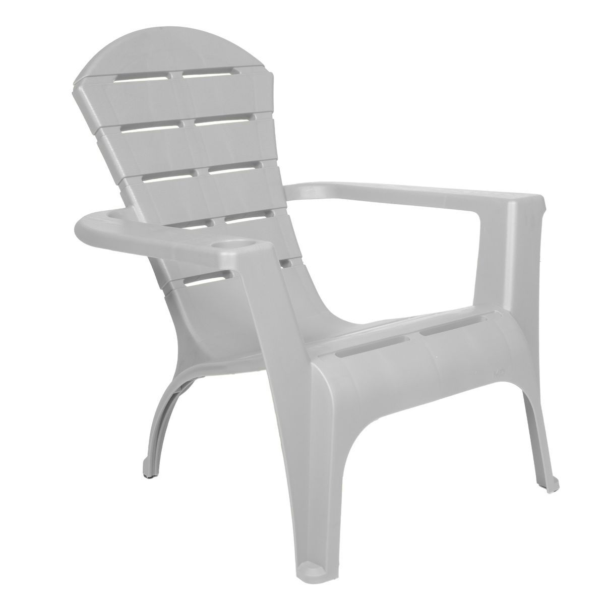 QRUBBER - Silla reposera terraza de resina gris MQ QRubber