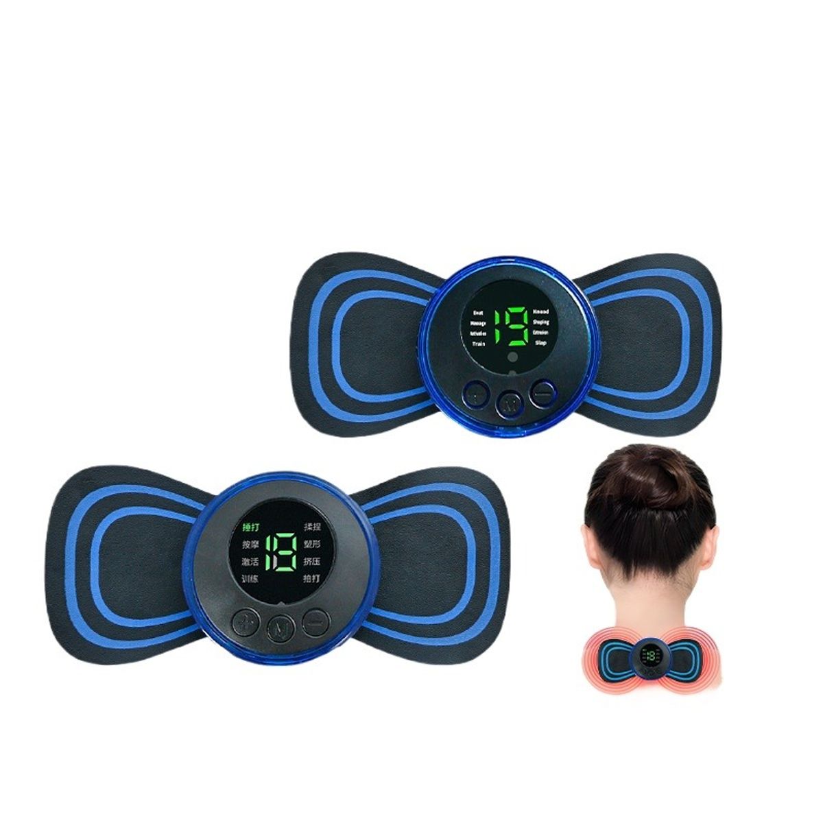GIOIO - Masajeador portátil para cuello y espalda mini