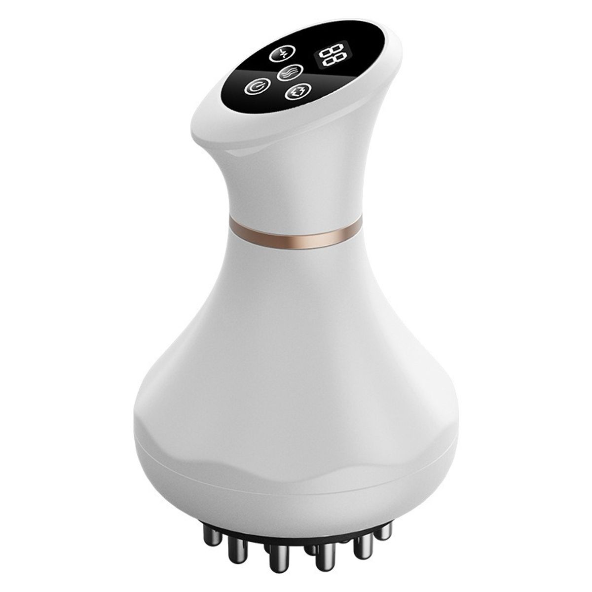 GIOIO - Cepillo de meridianos eléctrico mini con calor