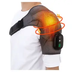 GIOIO - Protector de hombro con calor y masaje recargable