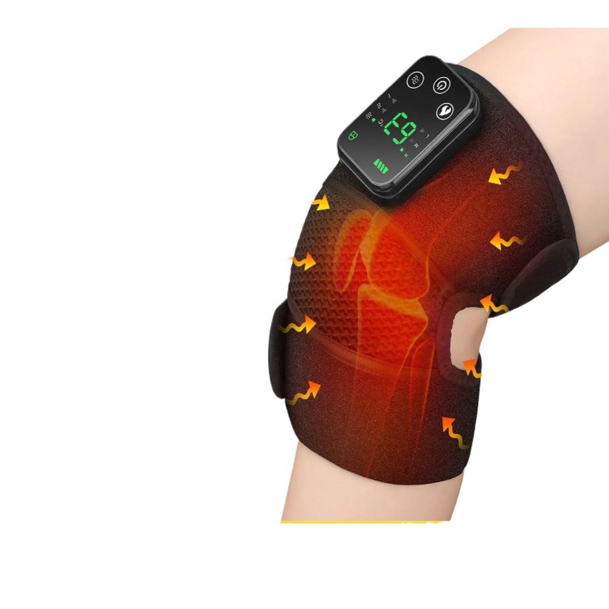 GIOIO - Rodillera USB con calor y vibración para piernasolo una unidad