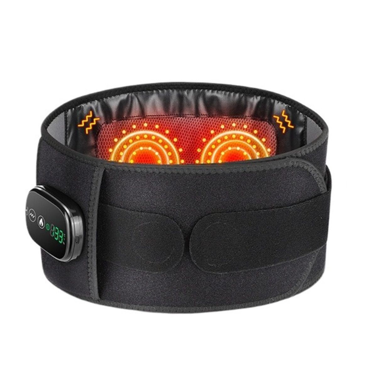 GIOIO - Cinturón lumbar con luz roja y soporte