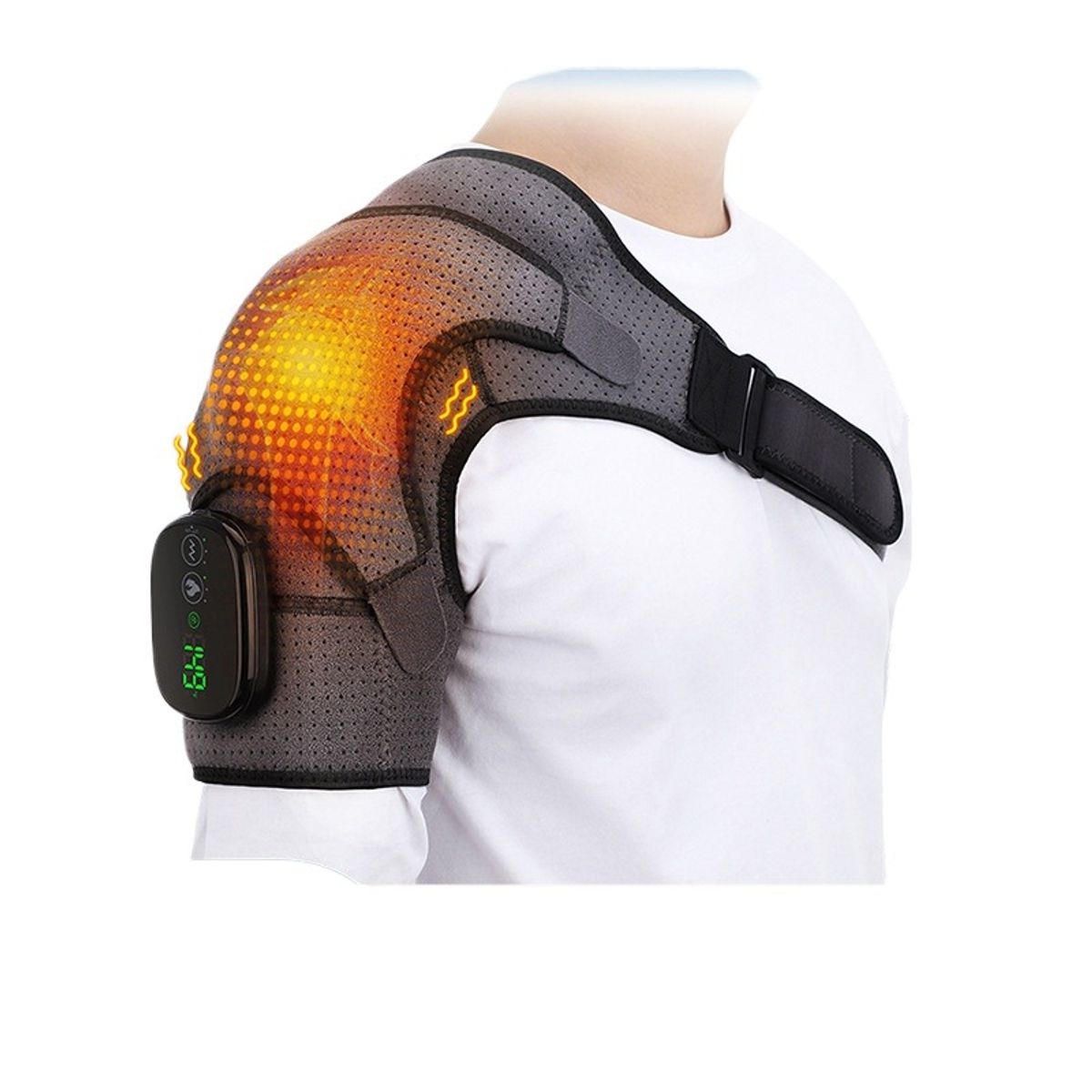 GIOIO - Banda de hombro con calor para dolor y sueño