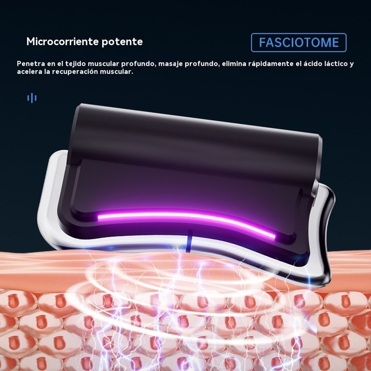 GIOIO - Cuchillo de fascia eléctrico con calor para músculos