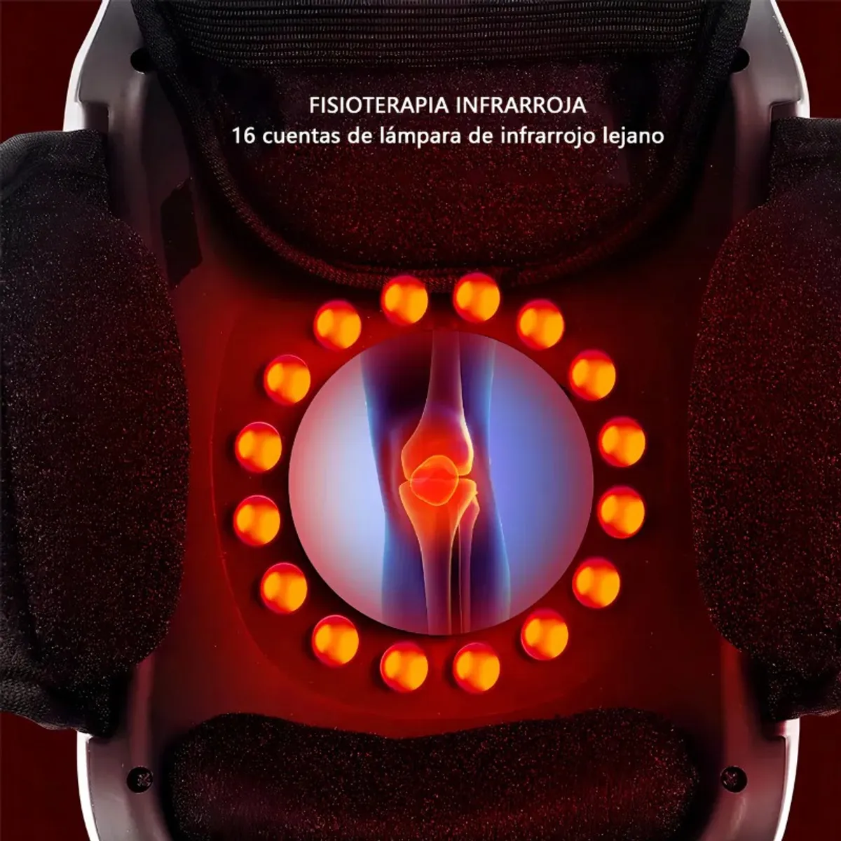 GIOIO - Masajeador De Rodilla Fisioterapia Masajeadores Electricos Color Blanco