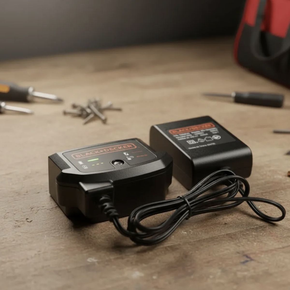 BLACK+DECKER - Cargador Black+Decker Para Batería De Litio 20v Original