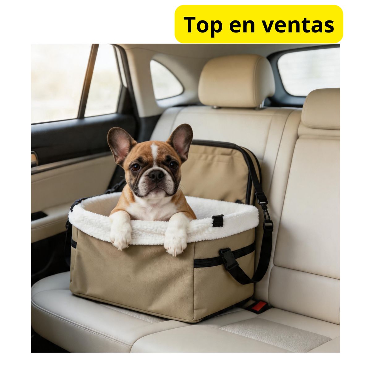 MOVI - Asiento de Auto para Mascotas- Seguridad y Comodidad