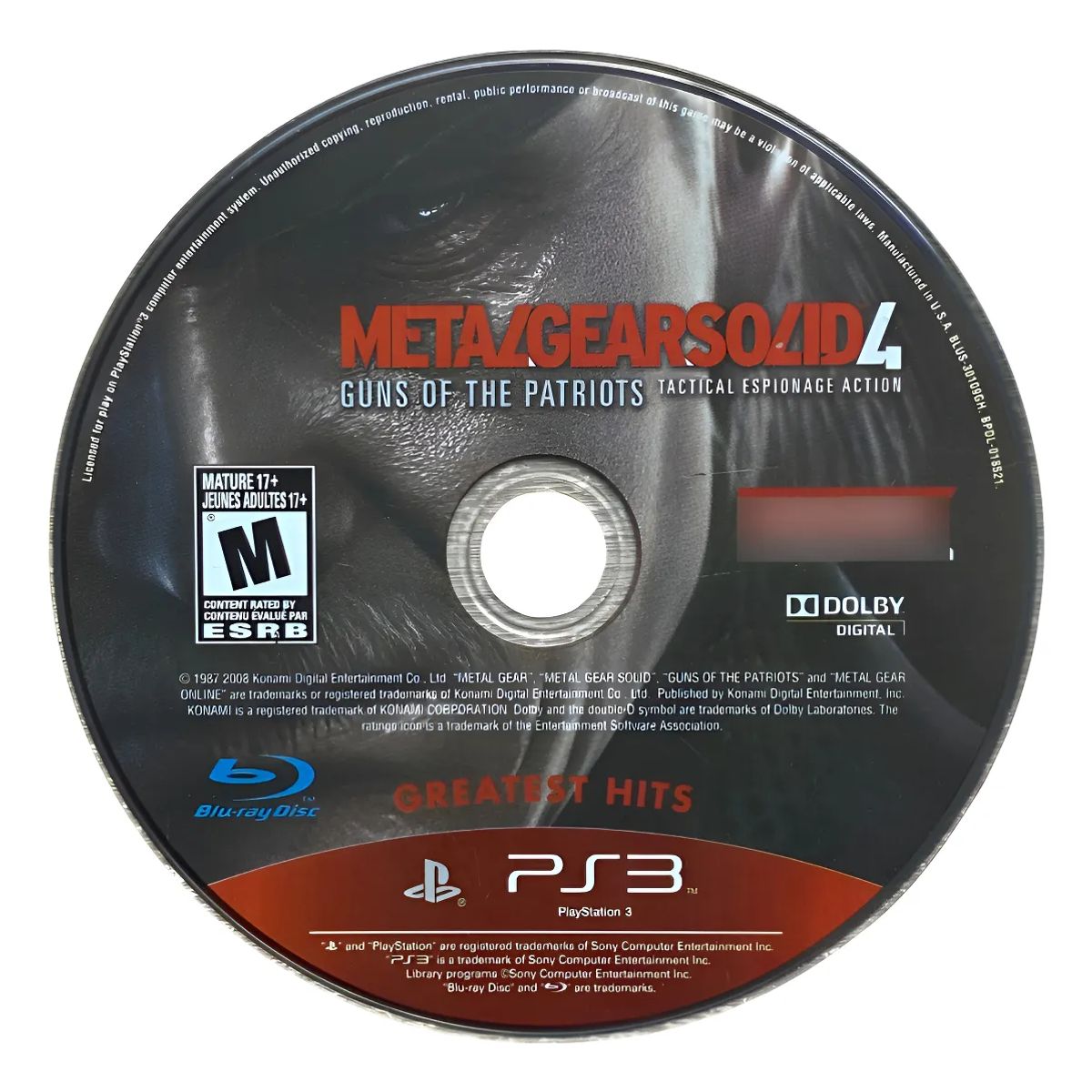 SONY - Metal Gear Solid 4: Guns of the Patriots - PlayStation 3