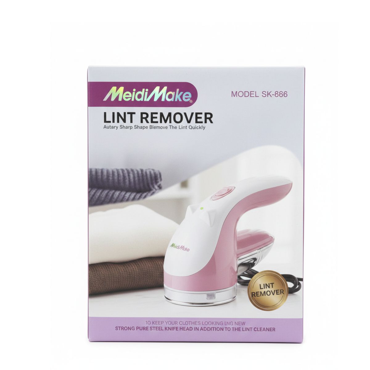 GENERICO - Removedor De Pelusas Quita Pelusas Eléctrico Recargable