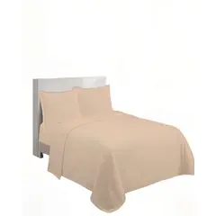GENERICO - SABANA POLAR PREMIUM 2 PLAZAS COLOR BEIGE