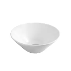 DUSCHY - Lavamanos sobreponer para mueble vanitorio 42x15x42 cm cono