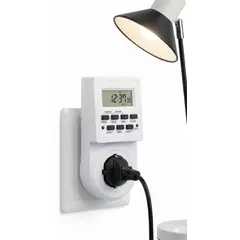 GENERICO - Enchufe Temporizador Digital Programable 18 Programas 220v