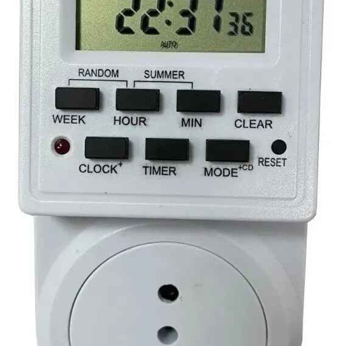 GENERICO - Enchufe Temporizador Digital Programable 18 Programas 220v