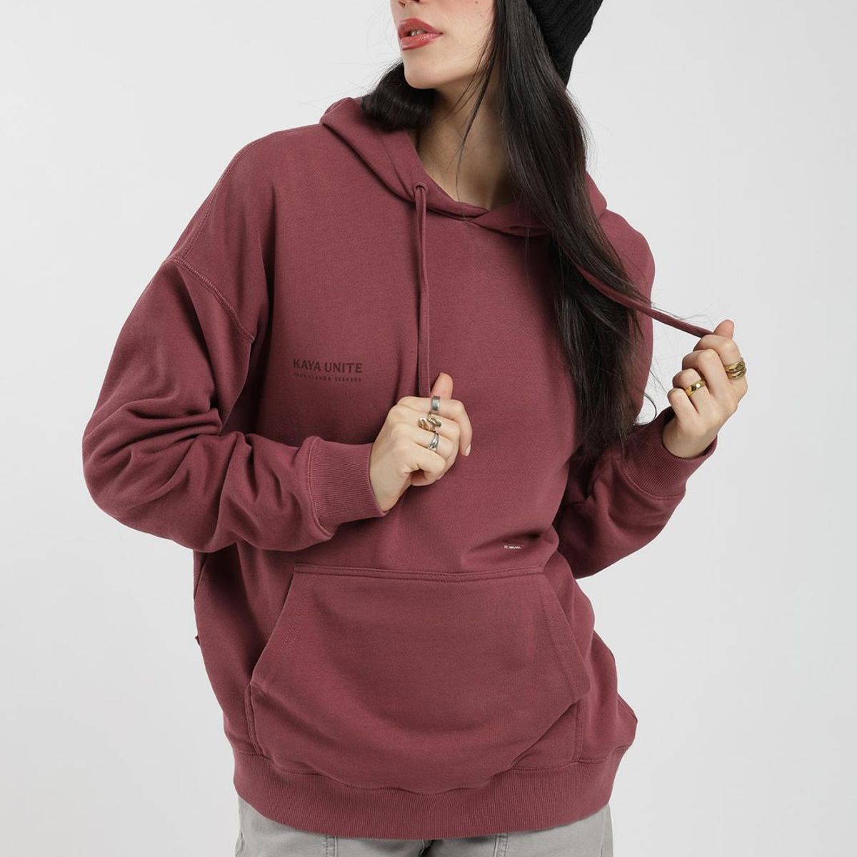 KAYA UNITE - Polerón Hoodie Mujer Diseño Algodón