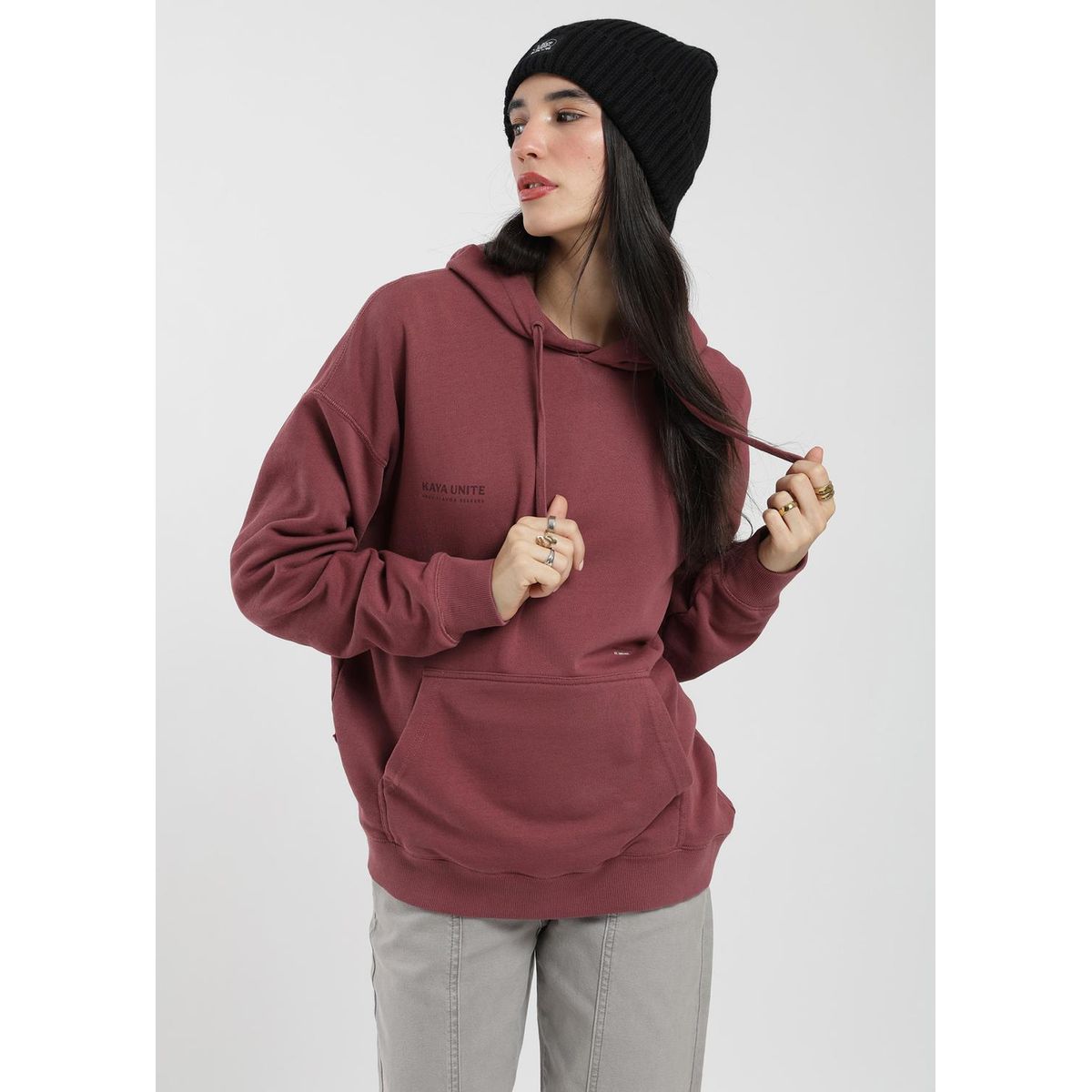 KAYA UNITE - Polerón Hoodie Mujer Diseño Algodón